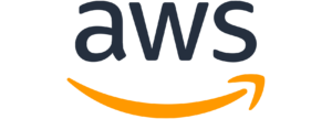logo Amazon Web Services (AWS) bez tła