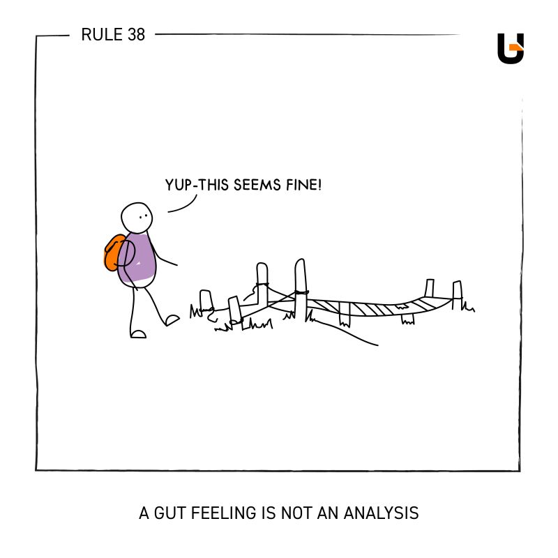 Rules of transformation - a gut feeling is not an analysis
